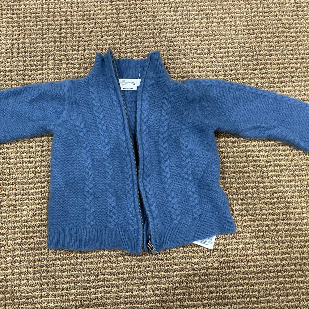 Bonpoint baby cashmere sweater.